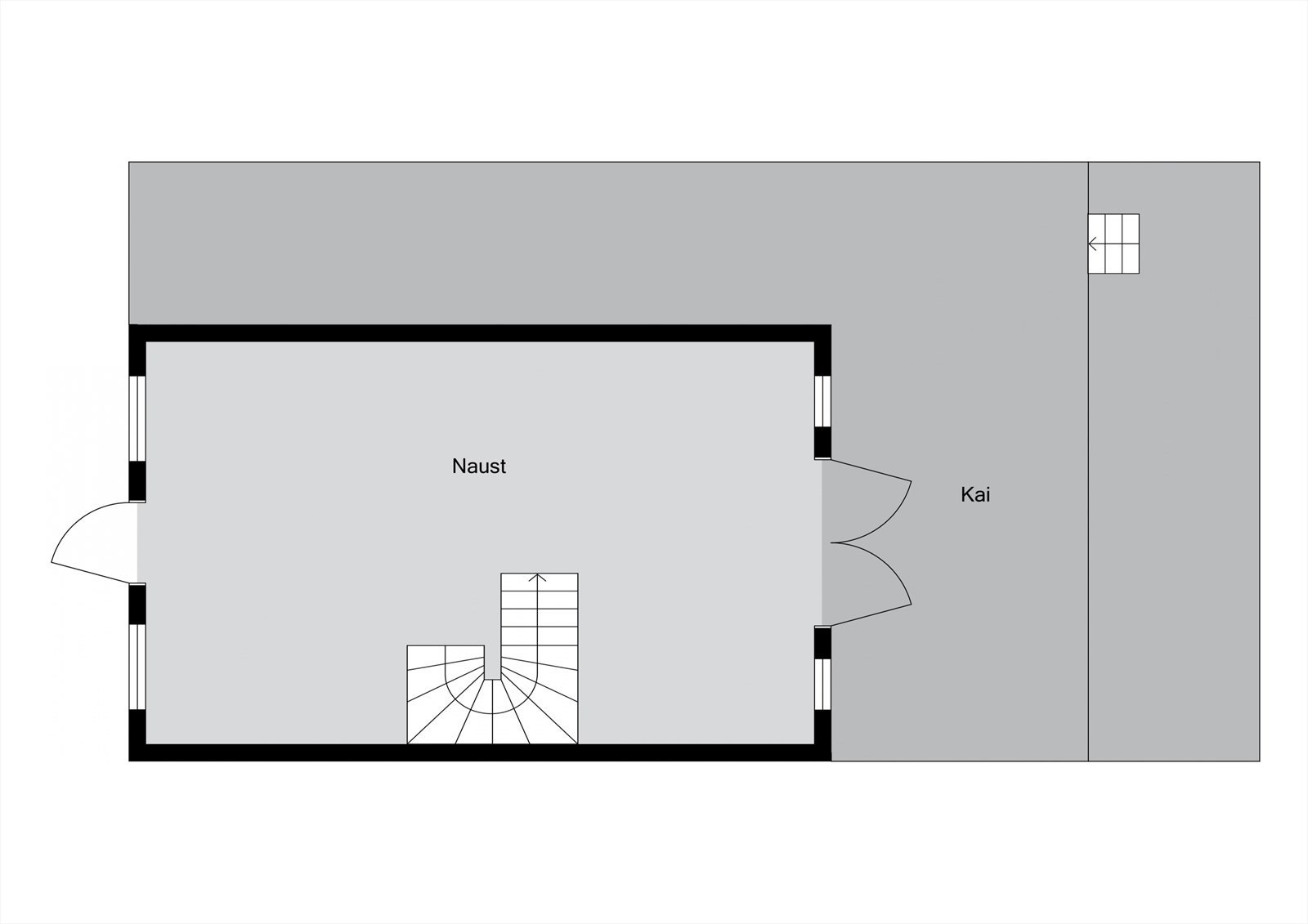Planløsning 1. etasje Galleribilde