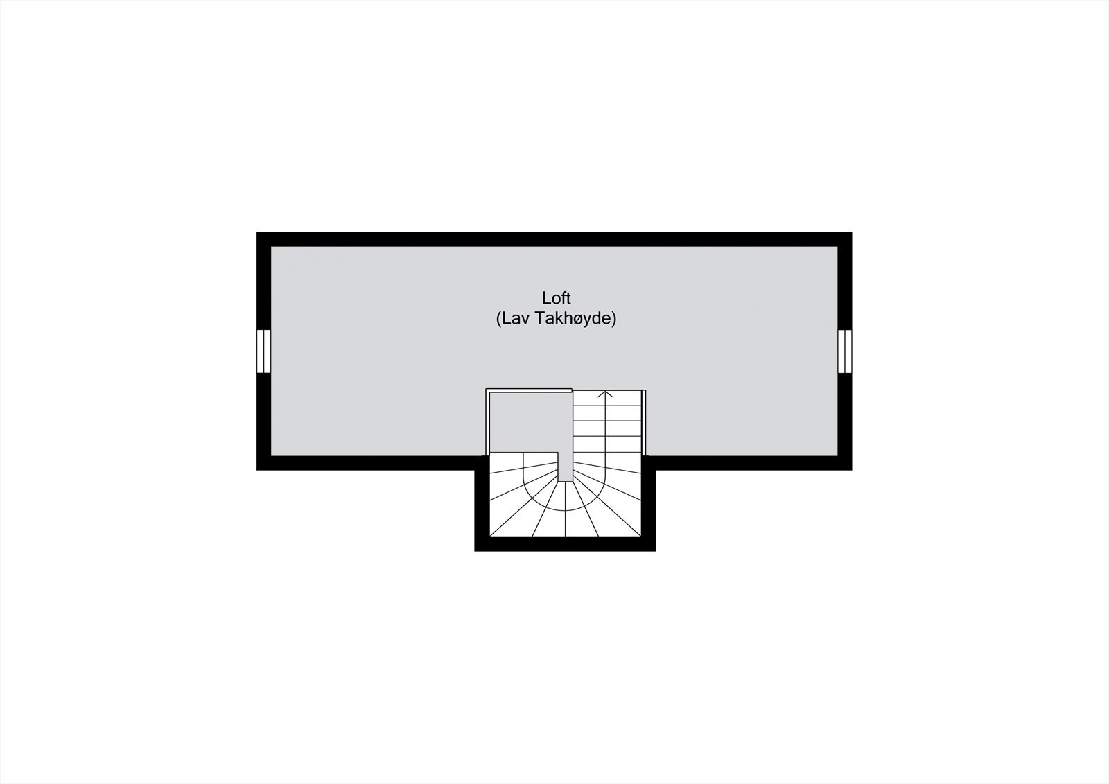 Planløsning 2. etasje Galleribilde