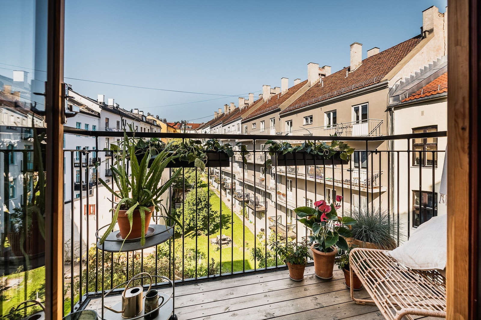 Et hyggelig uterom på ca. 3,5kvm. Galleribilde