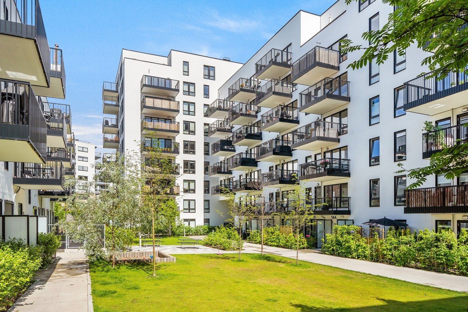 Leiligheten ligger sentralt til i populære Krydderhagen, en grønn og moderne hageby på Hasle/Løren Galleribilde