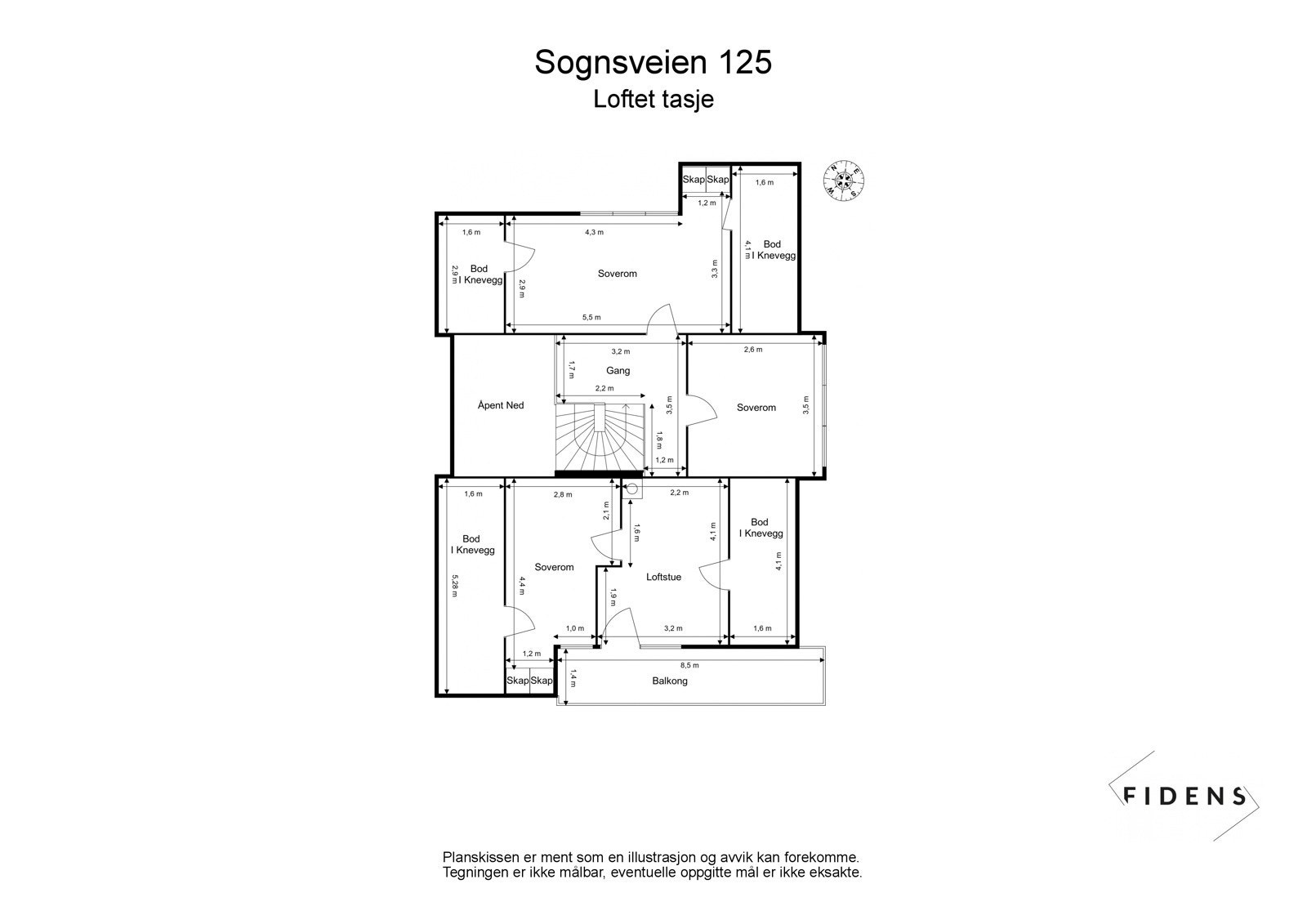 Plantegning Galleribilde