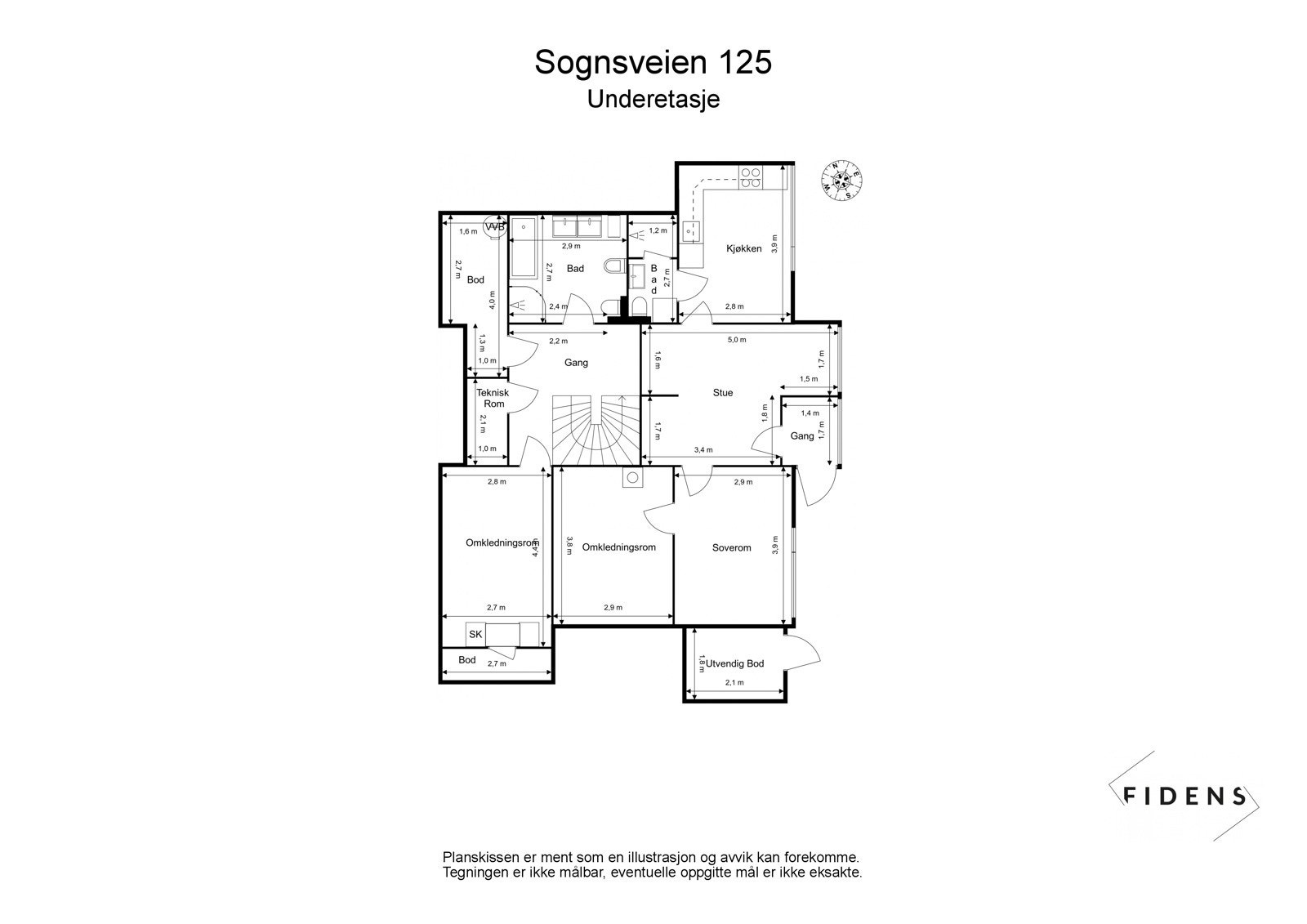 Plantegning Galleribilde