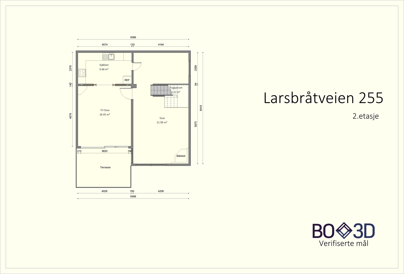Plantegning 2. etasje. Galleribilde