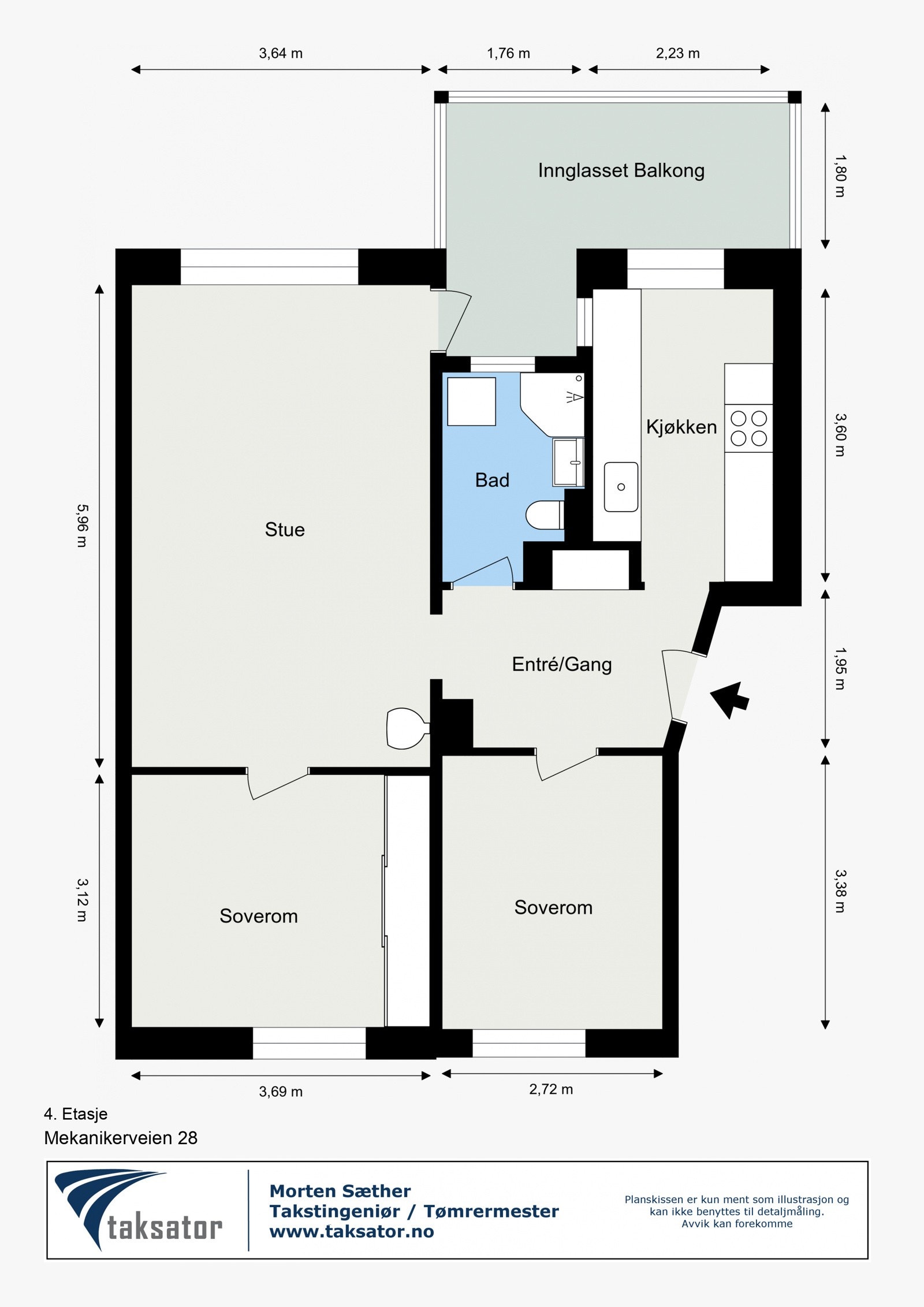 Plantegning Galleribilde