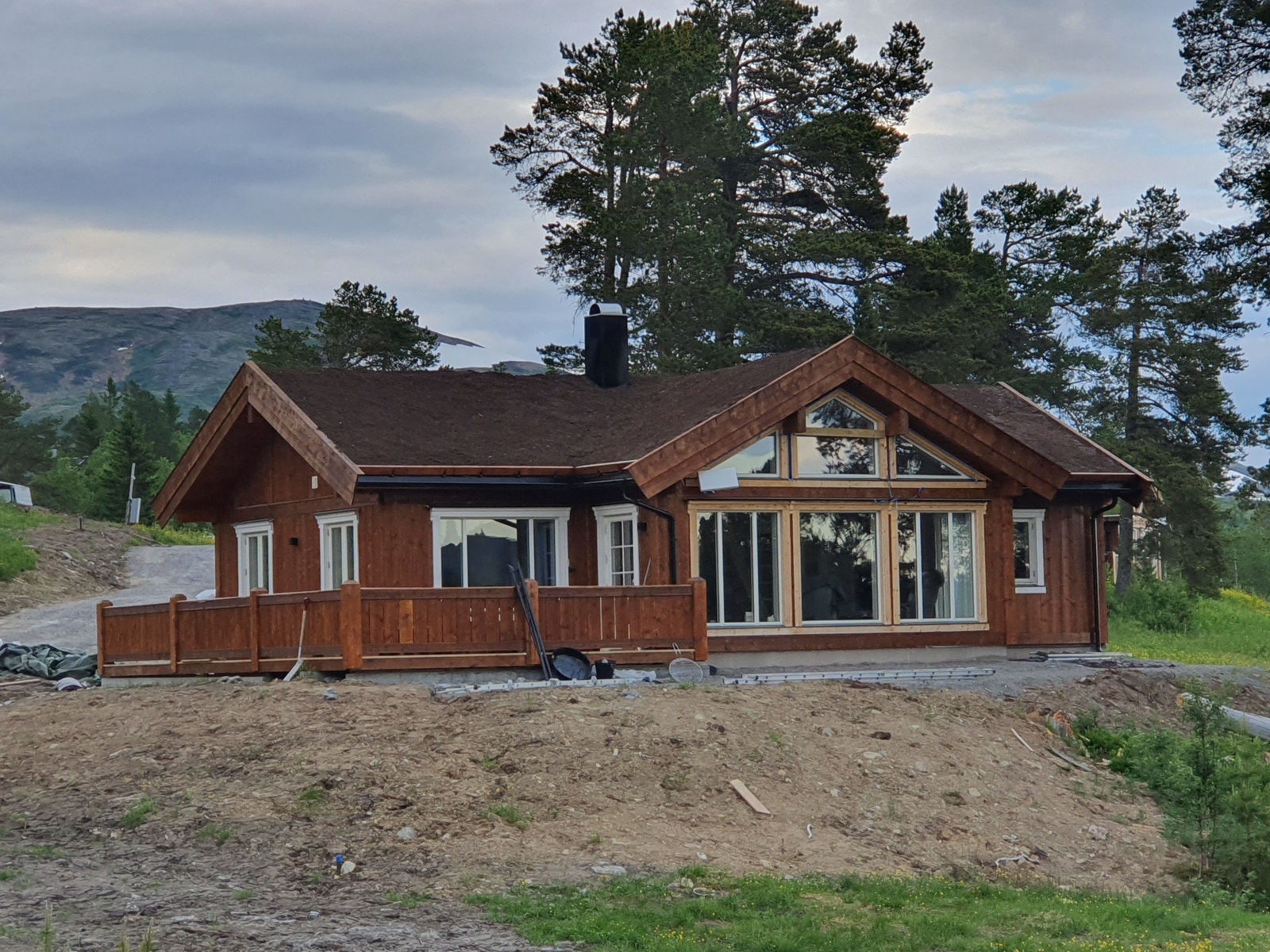 Hytte Sæteråsen i reisverk på tomt H-14 Galleribilde