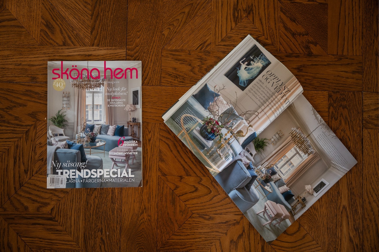 Boligen har tidligere vært presentert i ulike interiør/boligmagasin Galleribilde