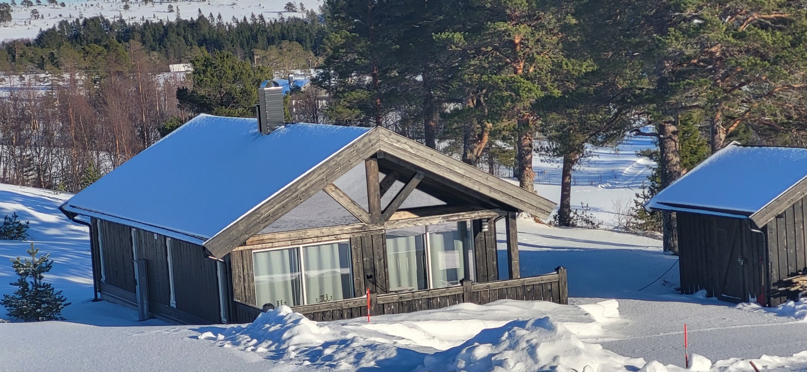 Hytte i reisverk på tomt H-15 Galleribilde