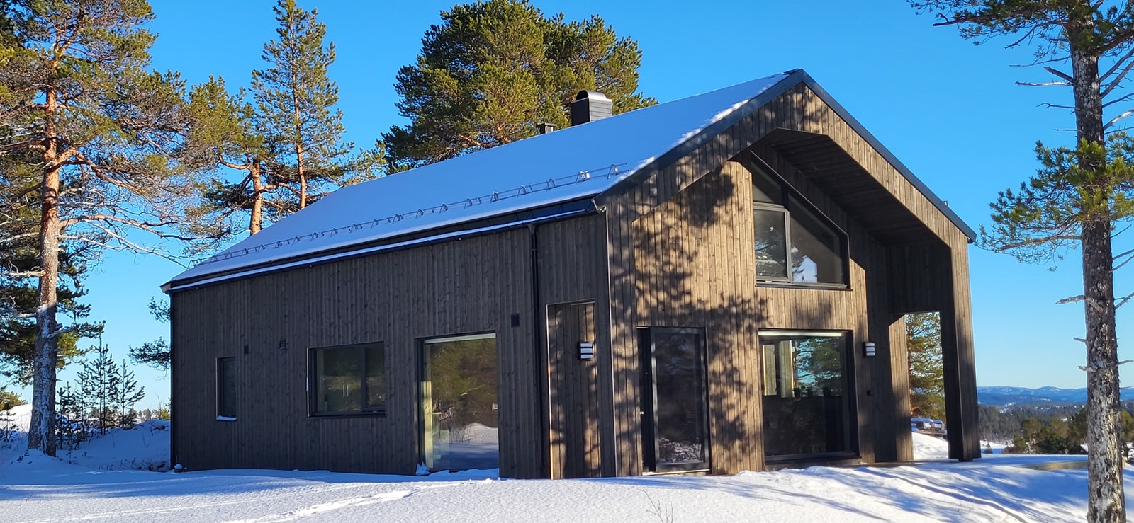 Ny moderne hytte på tomt H-18 Galleribilde