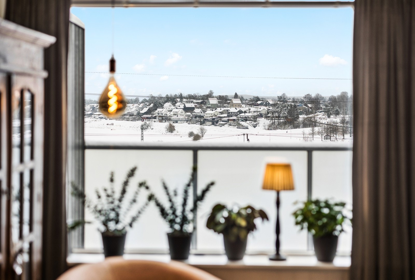 Utsikt fra stue Galleribilde