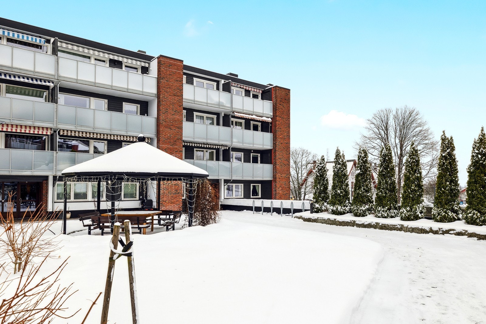 Borettslaget har pent opparbeidede fellesområder Galleribilde