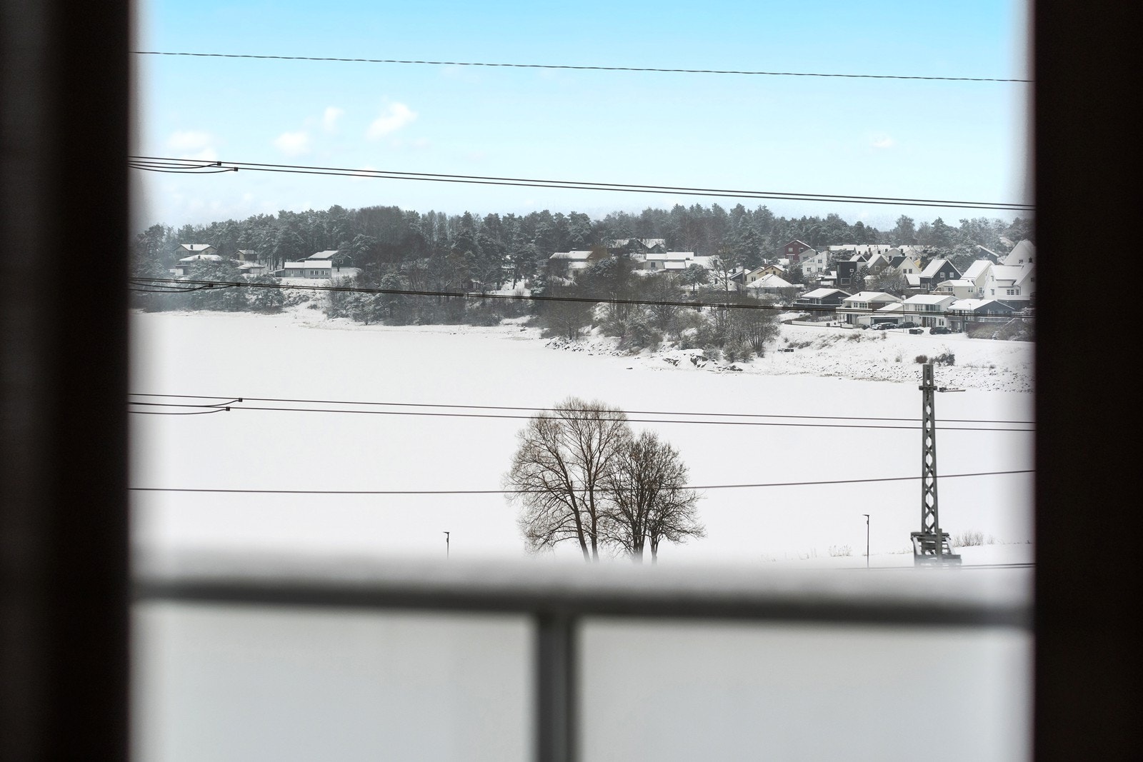 Utsikt fra stue Galleribilde