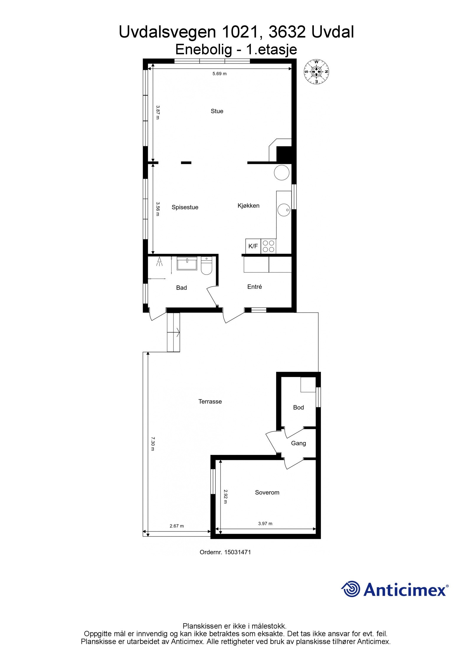 plantegning Galleribilde