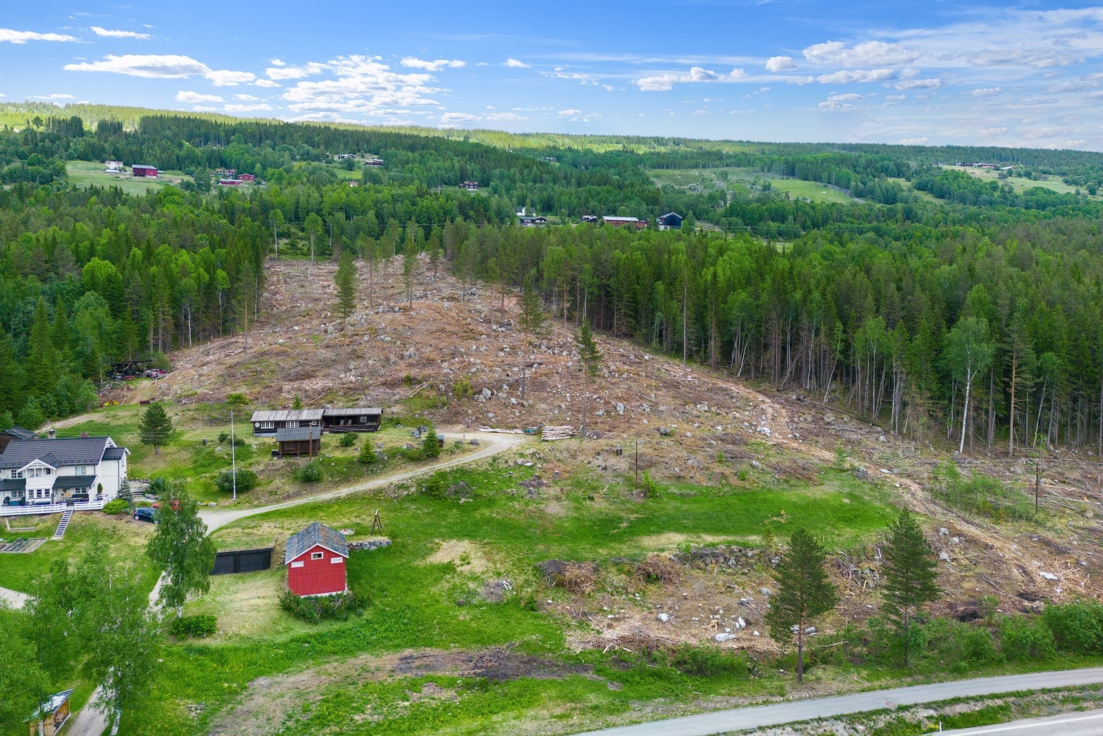 Dronefoto Galleribilde