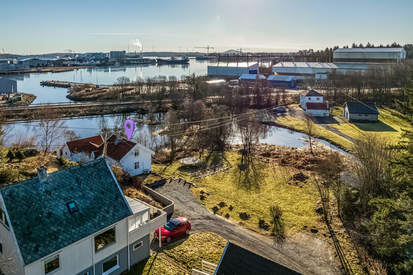 Boligen og den fradelte tomta Galleribilde