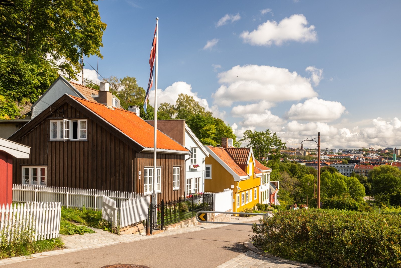 Kort vei til sjarmerende Telthusbakken Galleribilde