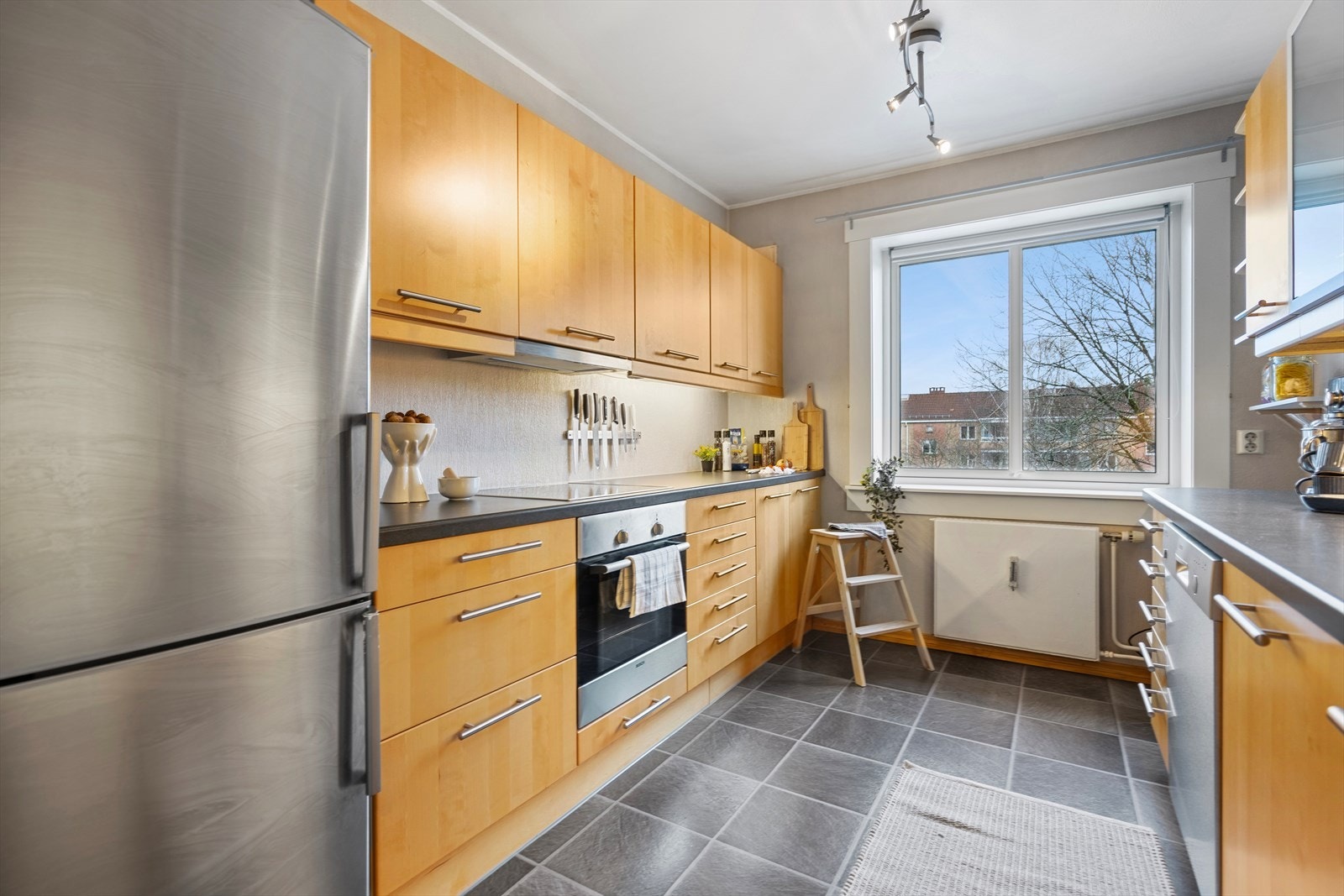 Her er det god plass til et hyggelig frokostbord. Galleribilde
