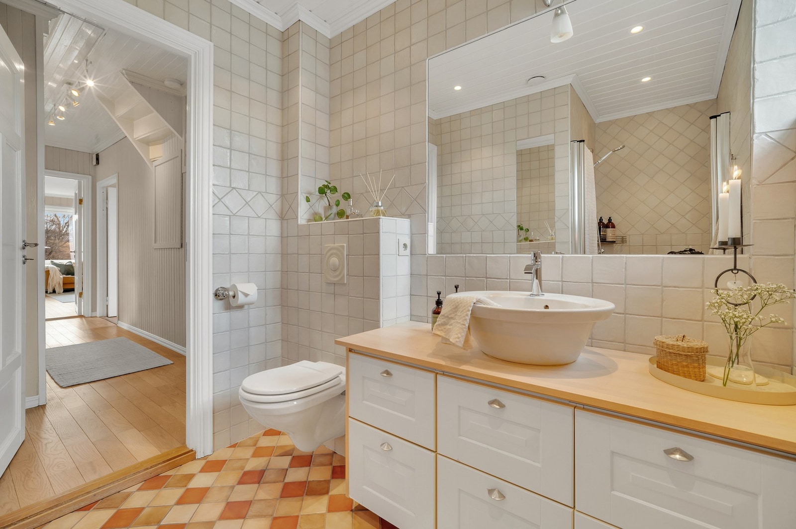 Det er felles vaskekjeller i bygget. Galleribilde