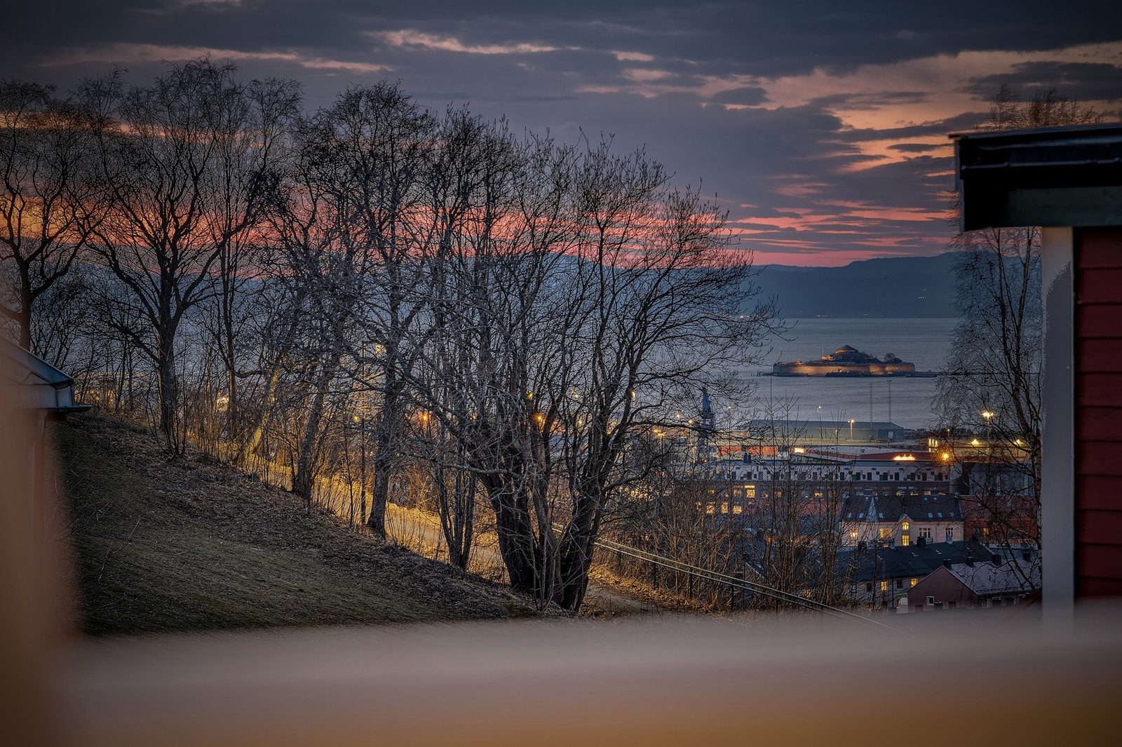 Utsiktsbilde fra stuen. Galleribilde