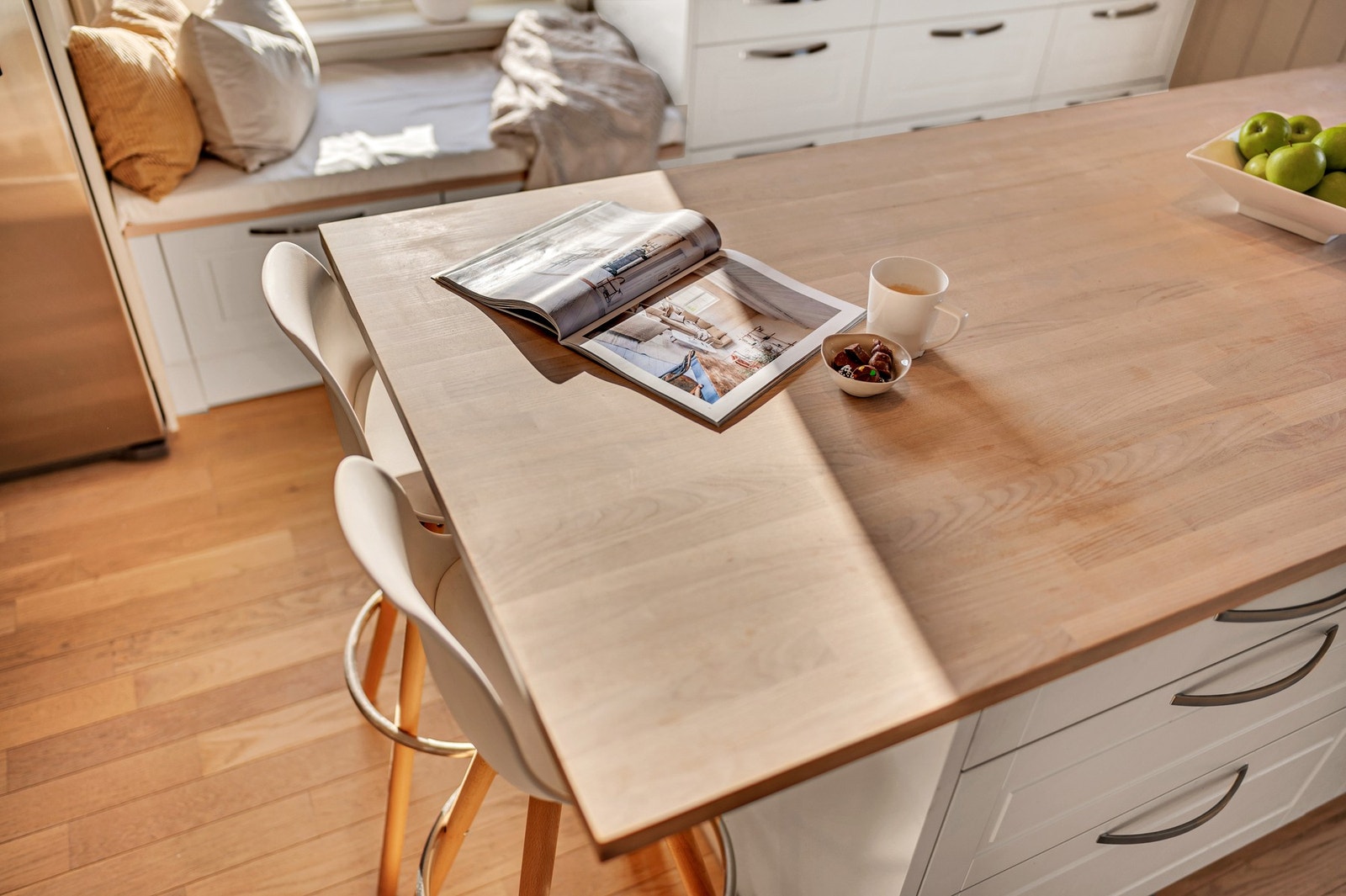 Kjøkkenøyen har også barløsning som kan gjøre matlagingen til en sosial øvelse. Galleribilde