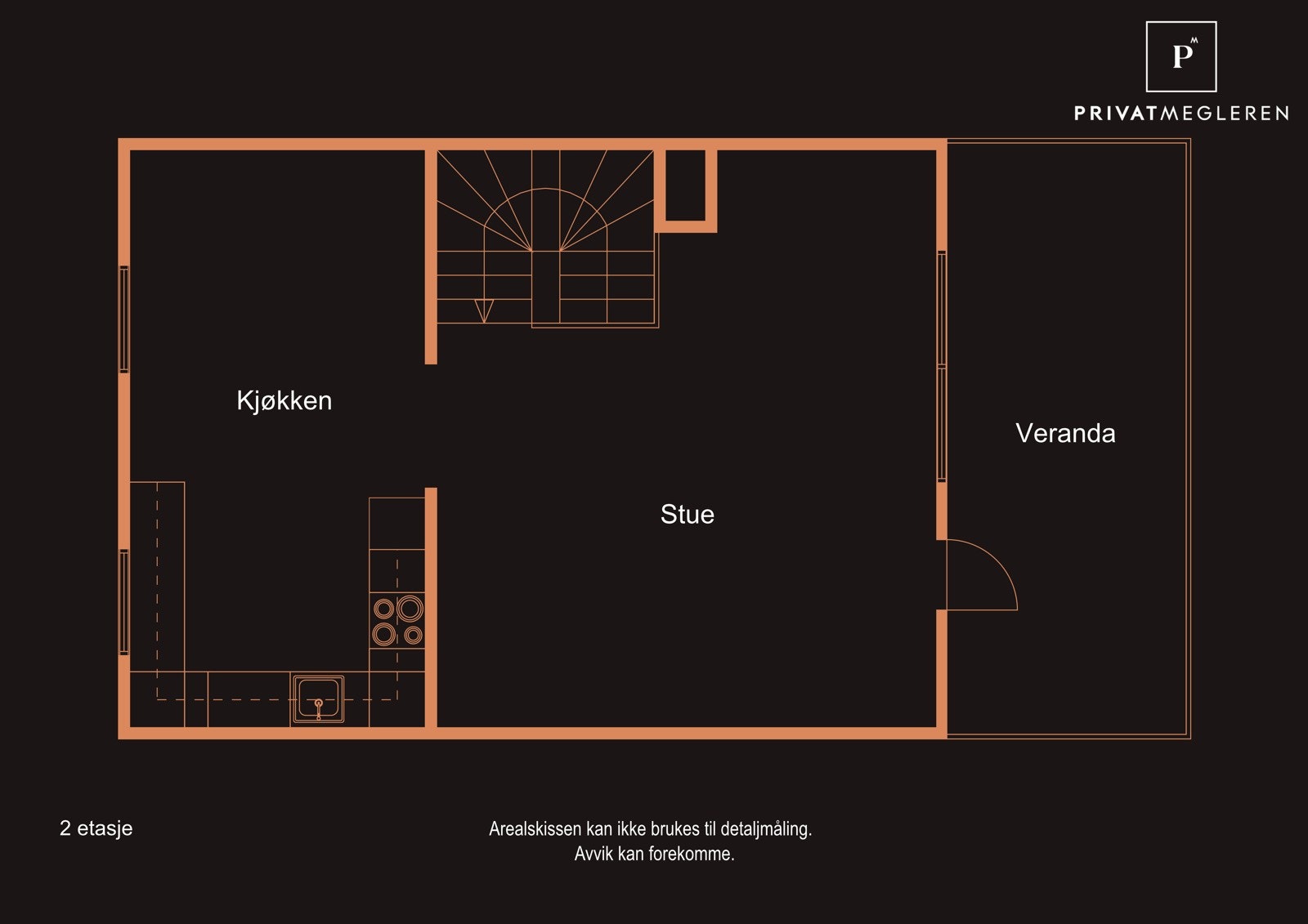 Plantegning av hovedetasjen. Galleribilde