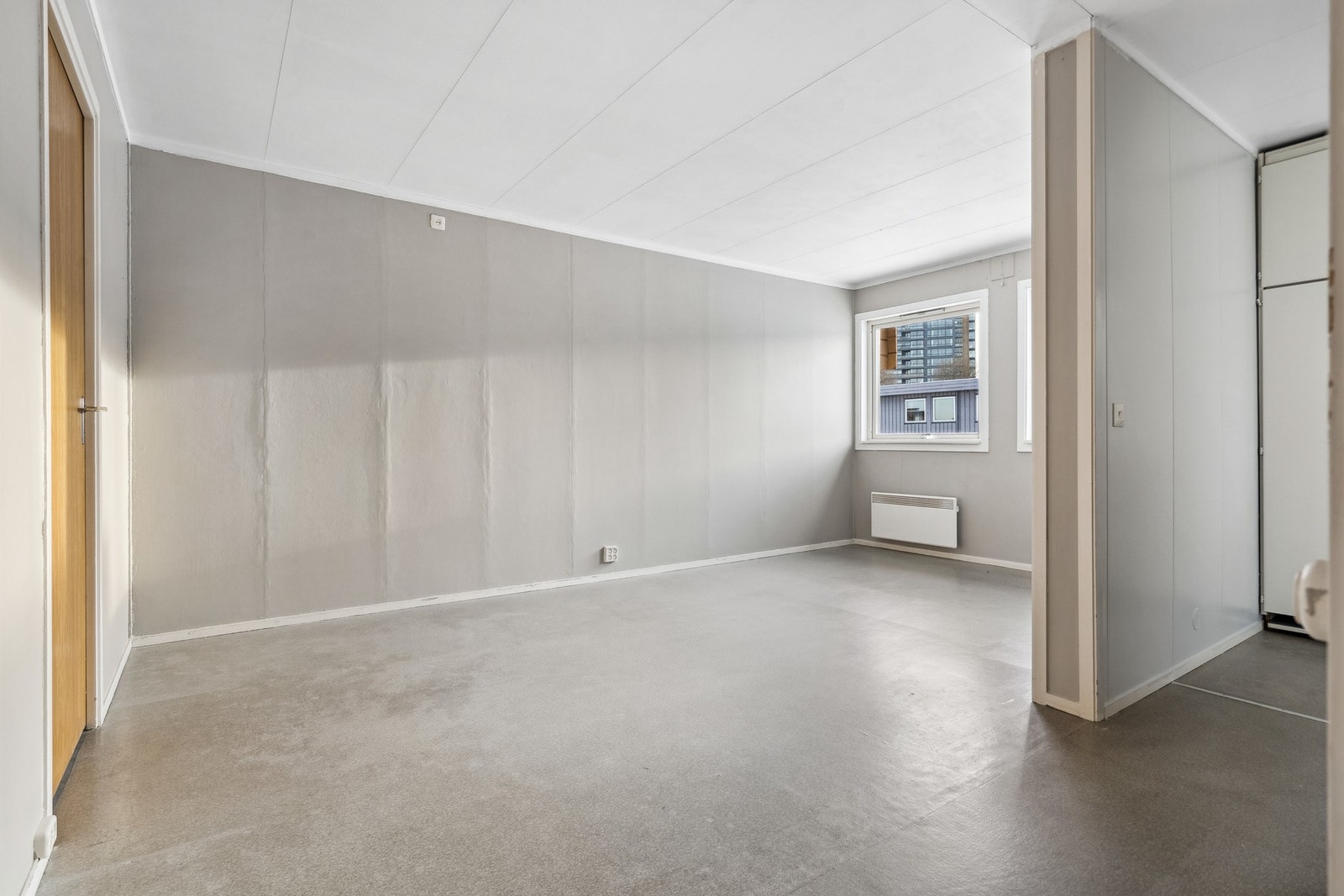 Stuen er på ca 18 kvm. Galleribilde