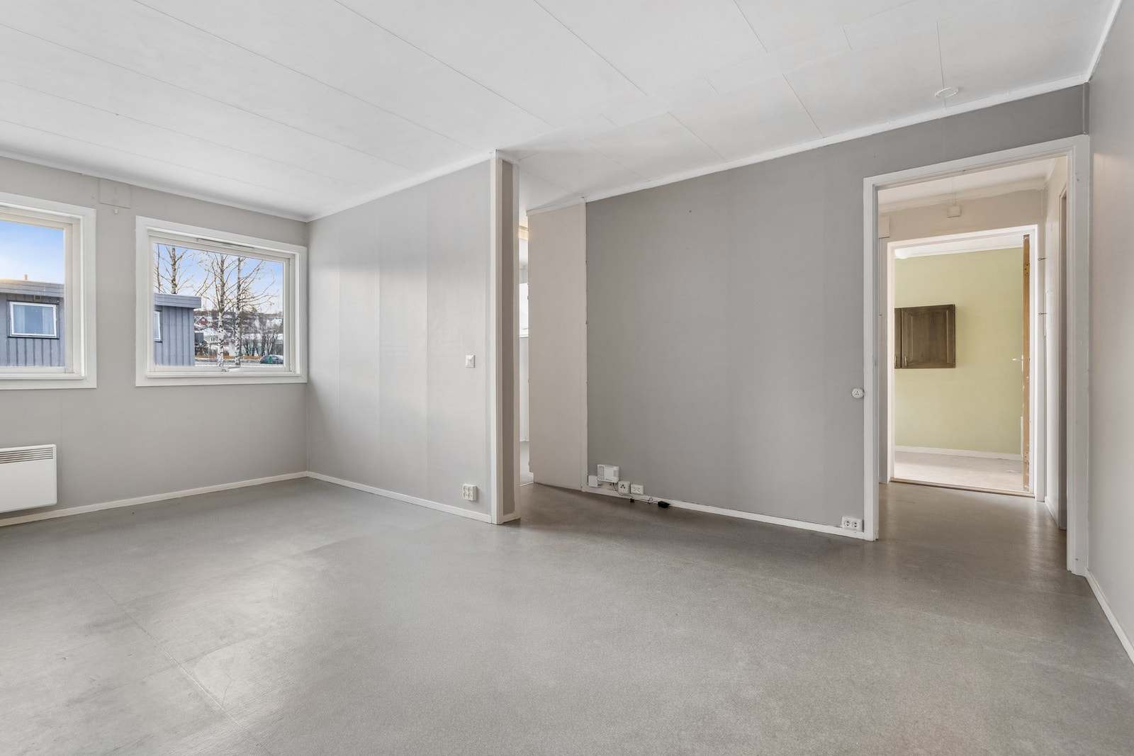 Fra gangen kommer man inn til stuen. Galleribilde