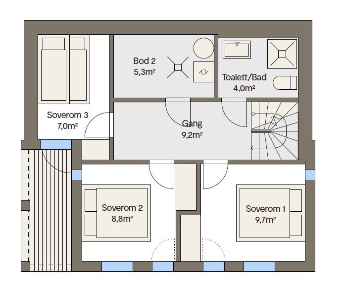 Planløsning første etasje hytta på Gaustatoppen Sjå.jpg Galleribilde