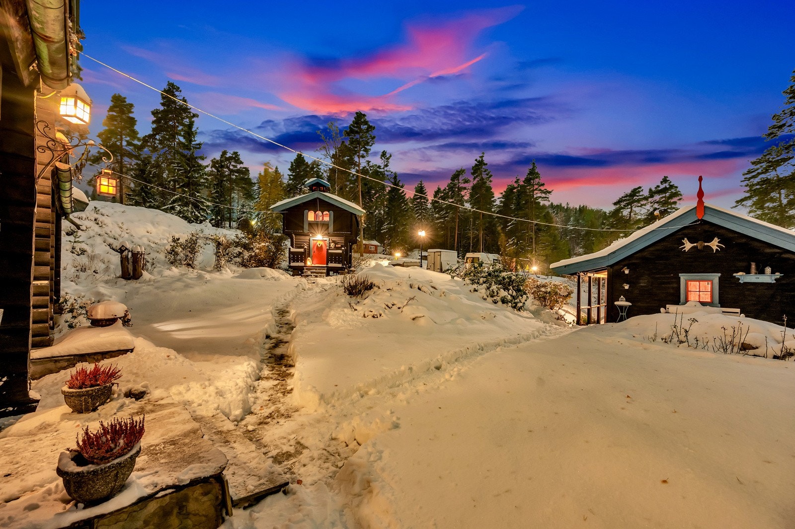 Kveldsstemning Galleribilde