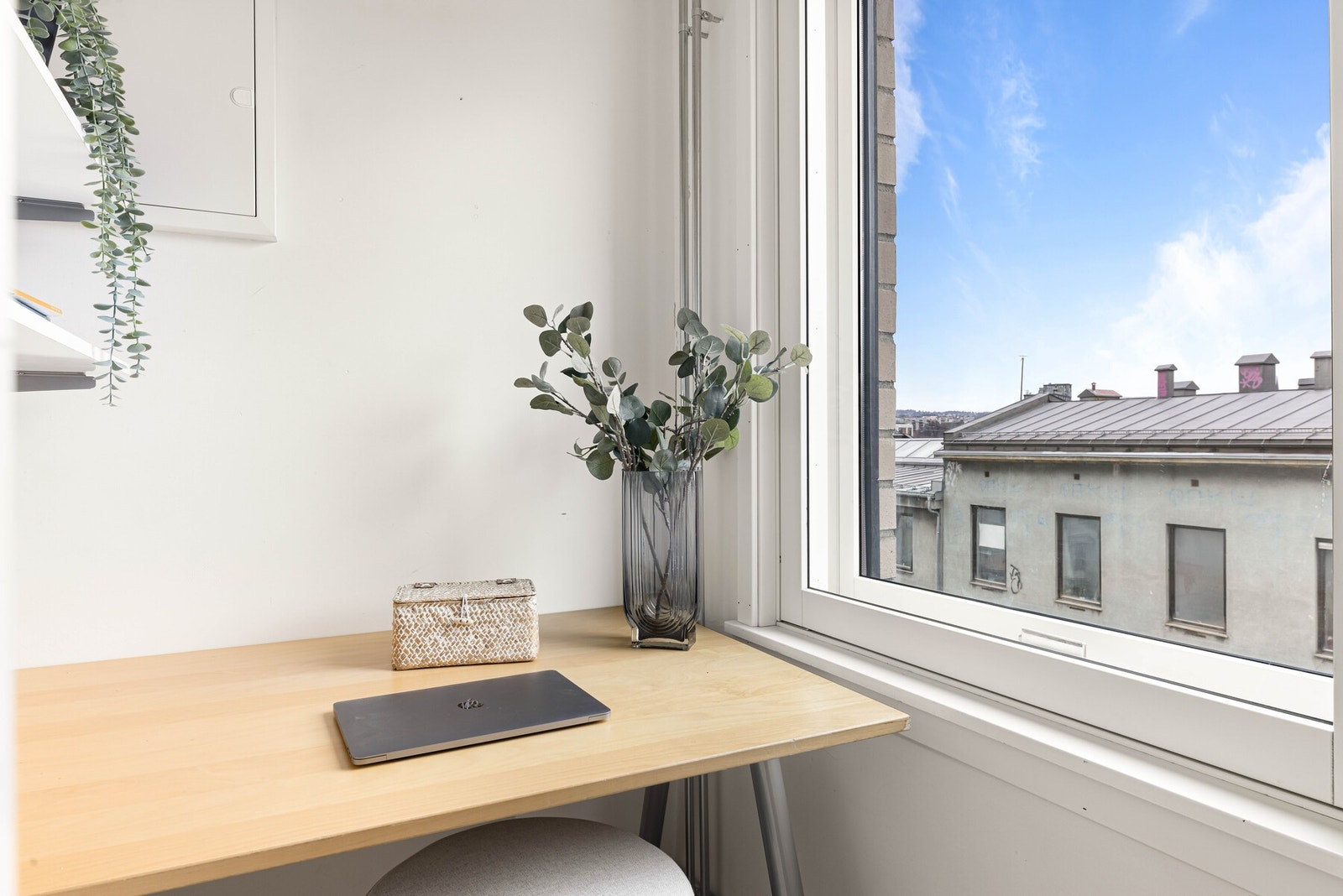 Rommet passer perfekt til hjemmekontor. Galleribilde