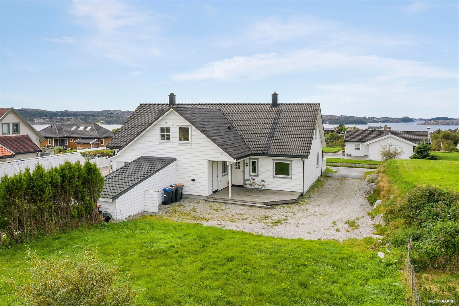 Gruset innkjørsel Galleribilde