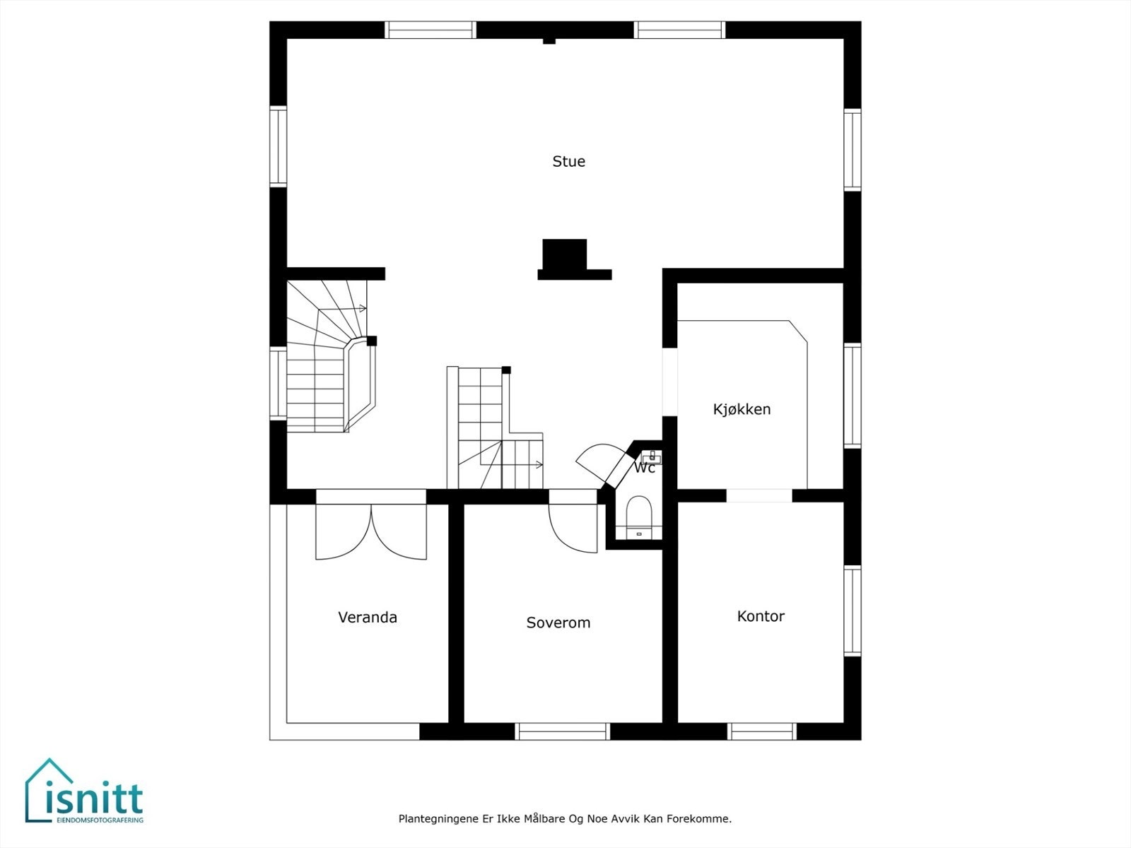 Plantegning 2.etg Galleribilde