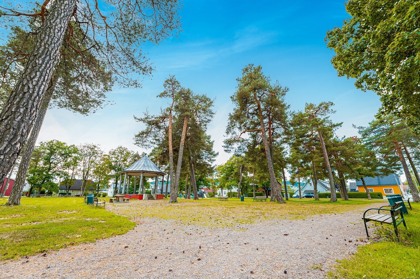 Sørumsparken rett ved boligen. Galleribilde