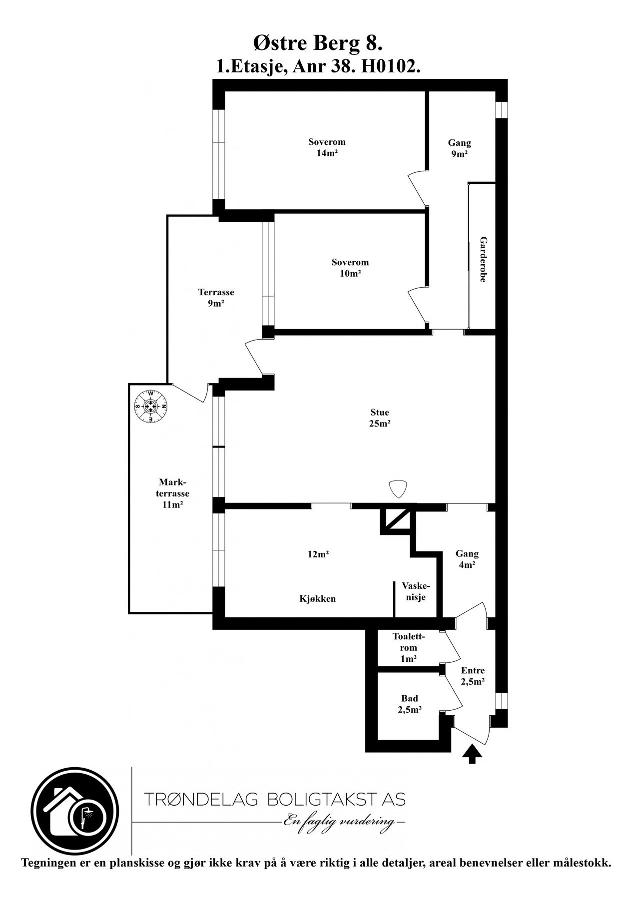 Planskisse. Galleribilde