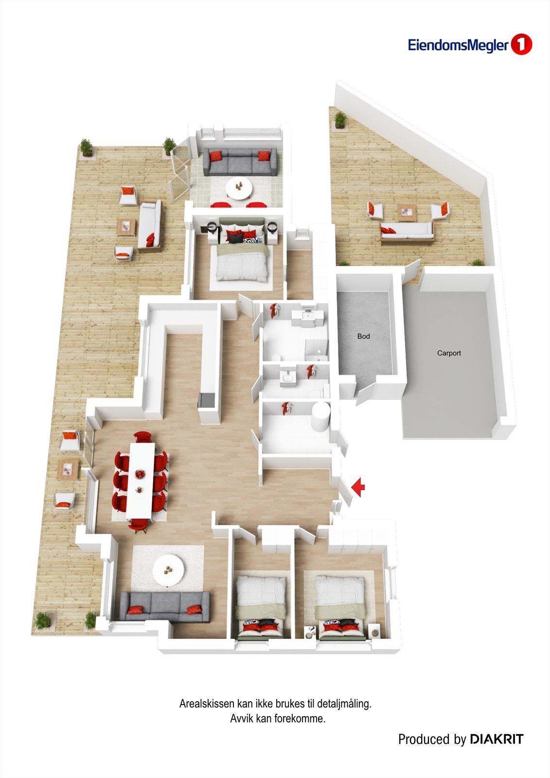 Plantegning Galleribilde