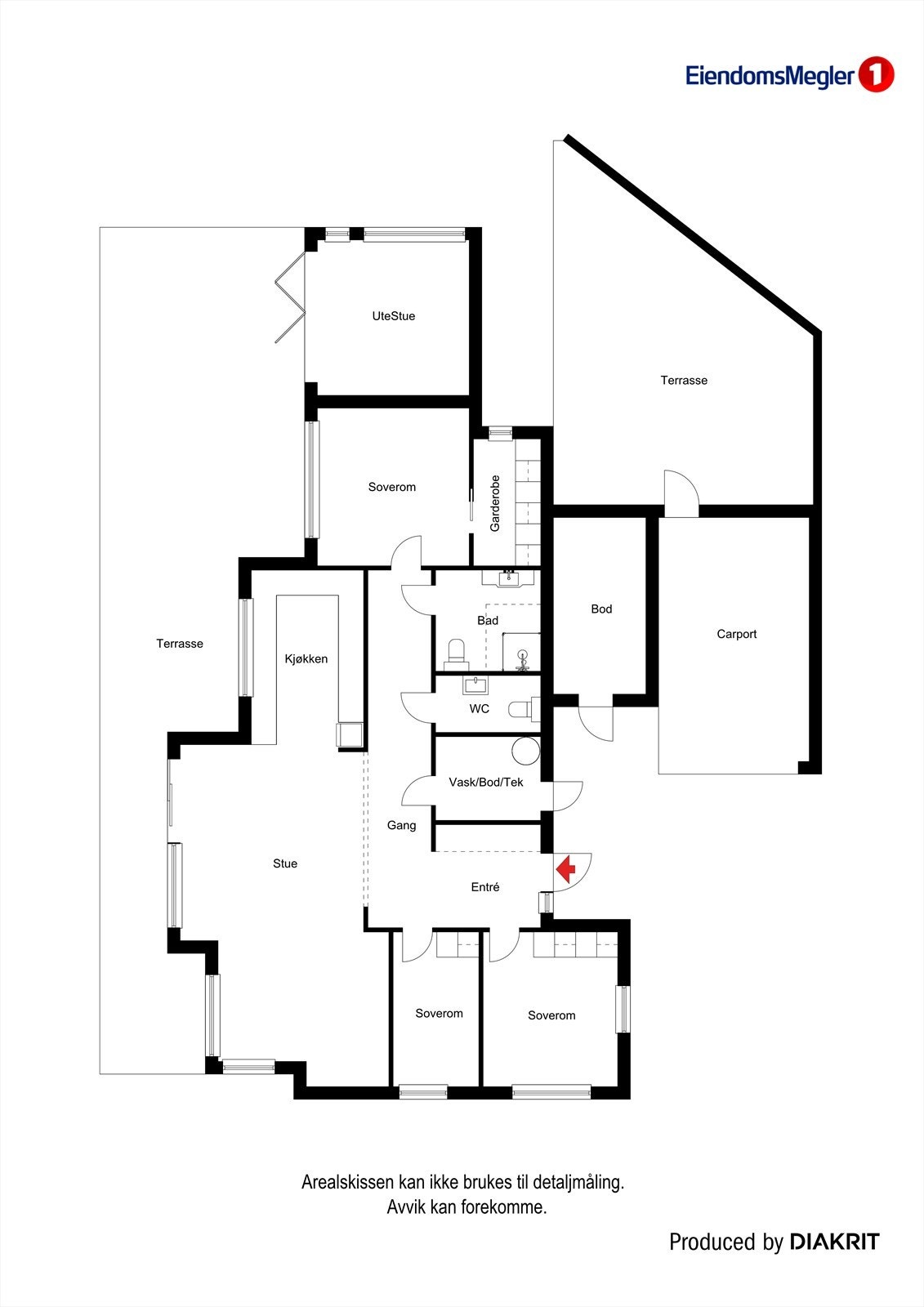 Plantegning Galleribilde