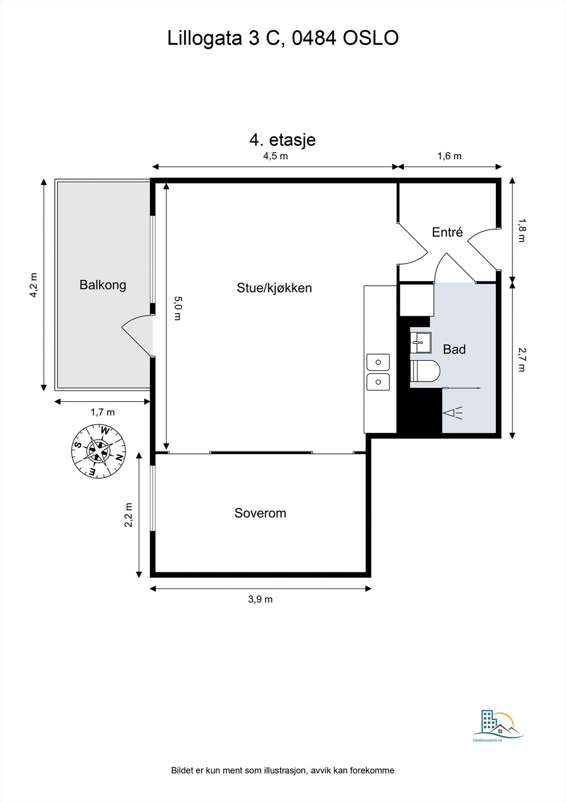Plantegning til orientering. Galleribilde