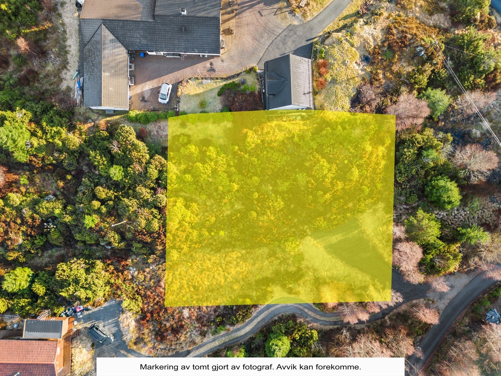 Ca. oversikt over tomten. Galleribilde