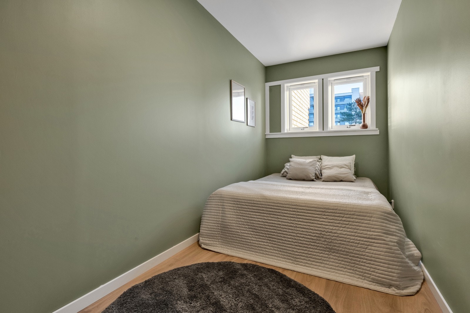 soverom nr. 3 med plass til seng og garderobeskap. Galleribilde