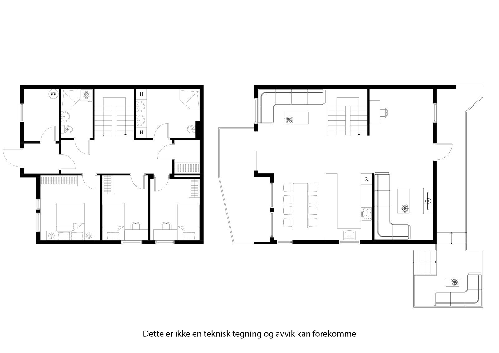 Innholdsrik planløsning Galleribilde