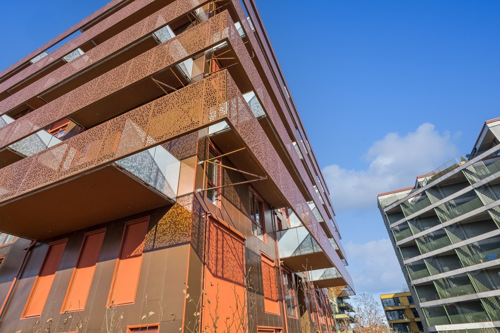 Magasinparken 16 er spydspissen i prosjektet og en helt unik blokk i Ski tegnet av Reiulf Ramstad Arkitekter. Galleribilde