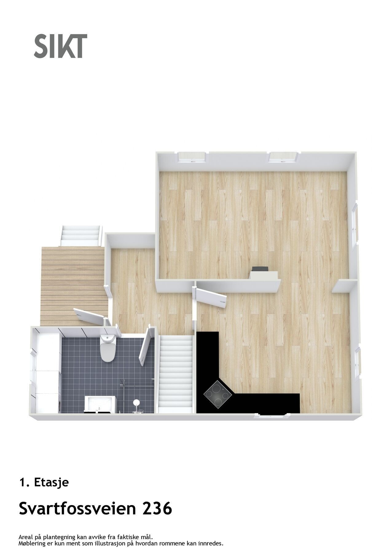 Svartfossveien 236 - 3D - 1 Galleribilde