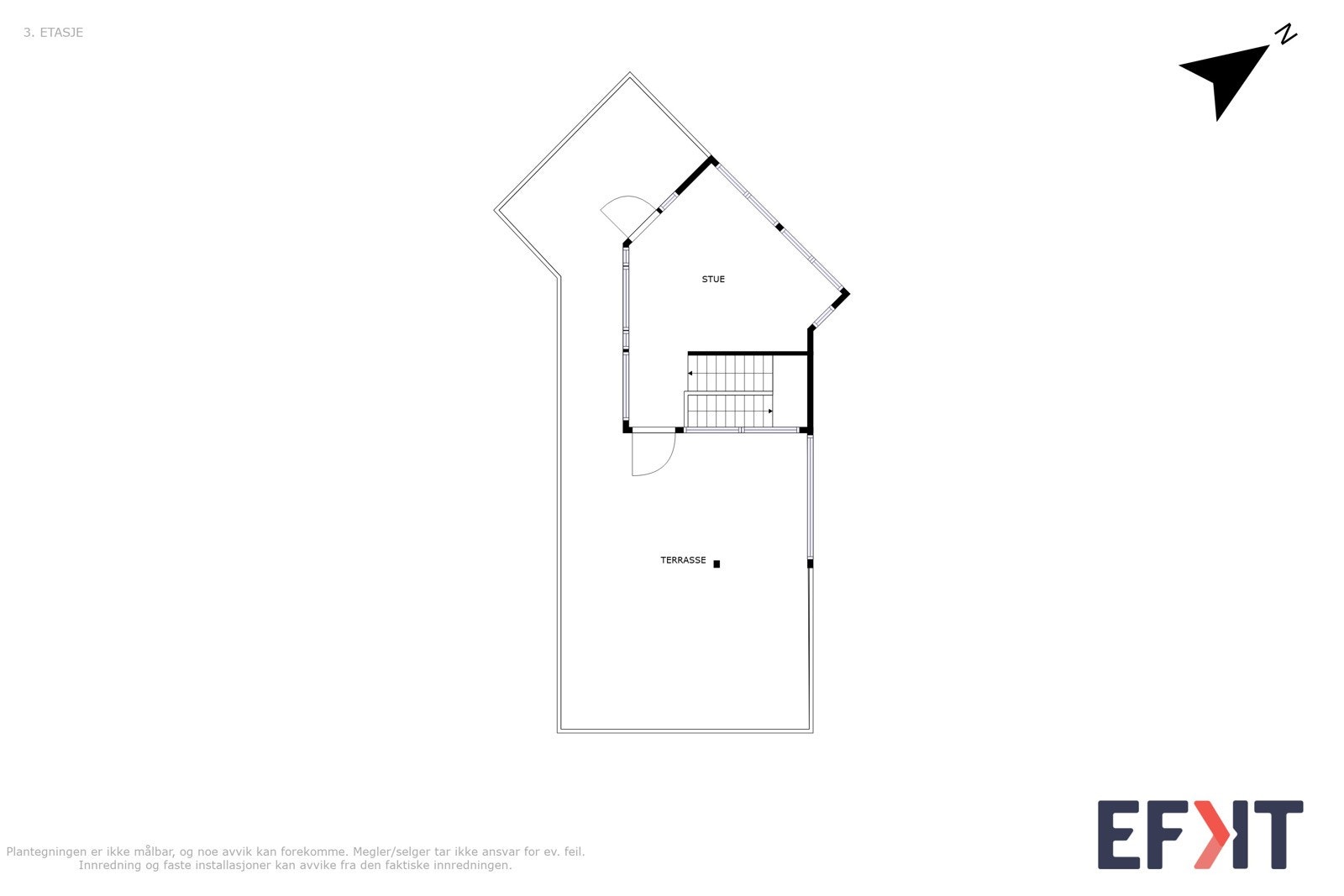 Plantegning 2. etasje - Vollenlia 20. Galleribilde