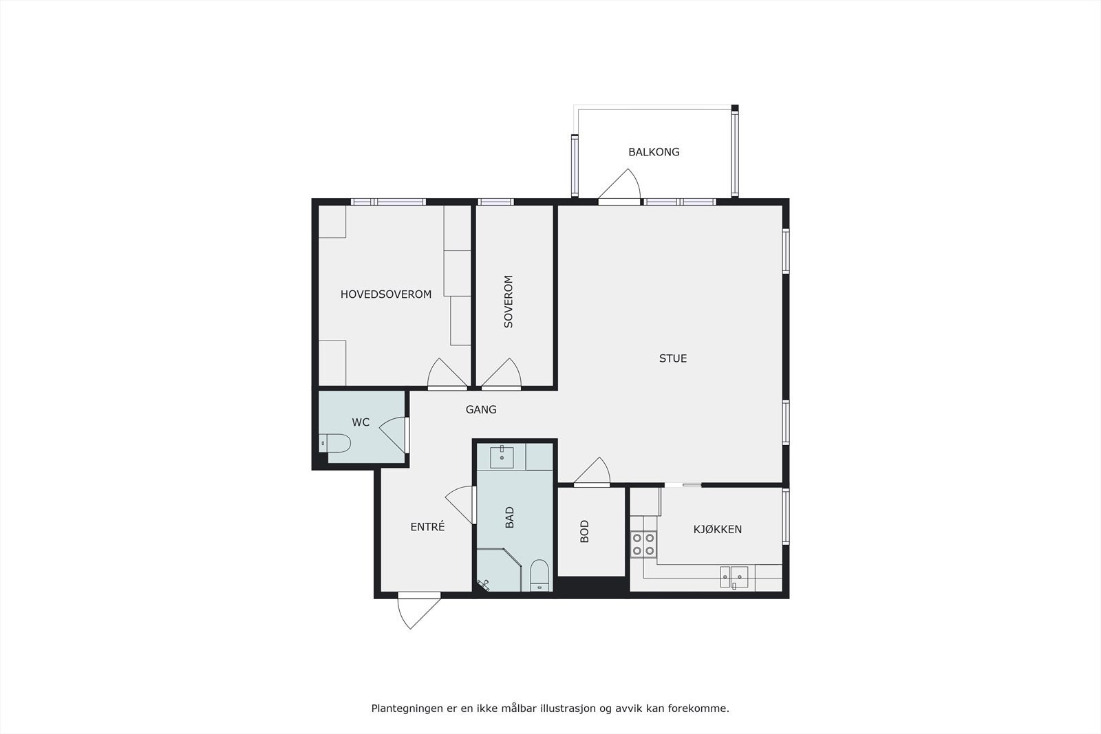 Plantegning Galleribilde