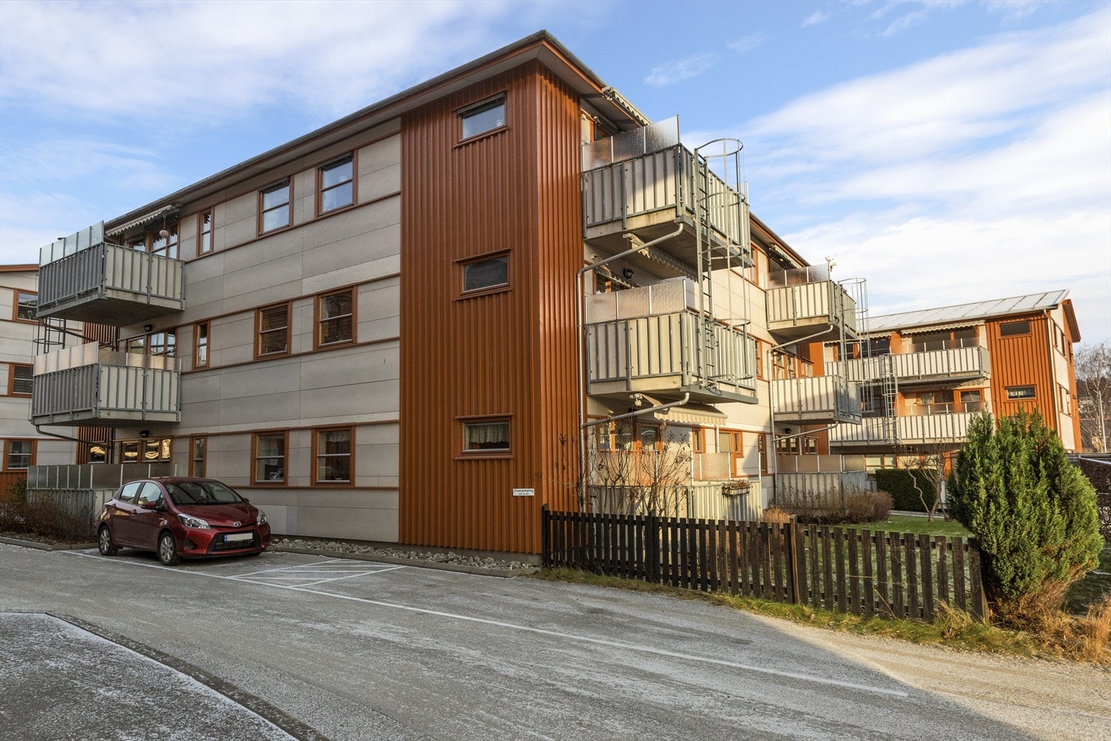 Leiligheten ligger på hjørnet. Galleribilde