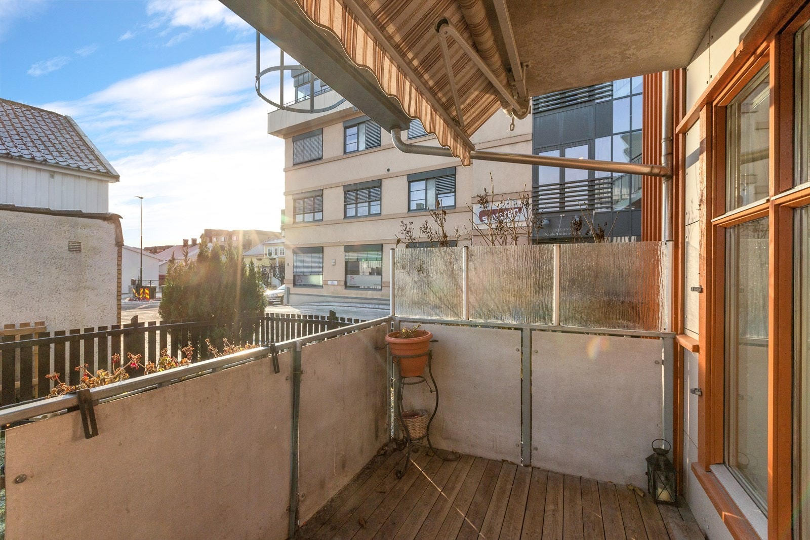 Koselig terrasse Galleribilde