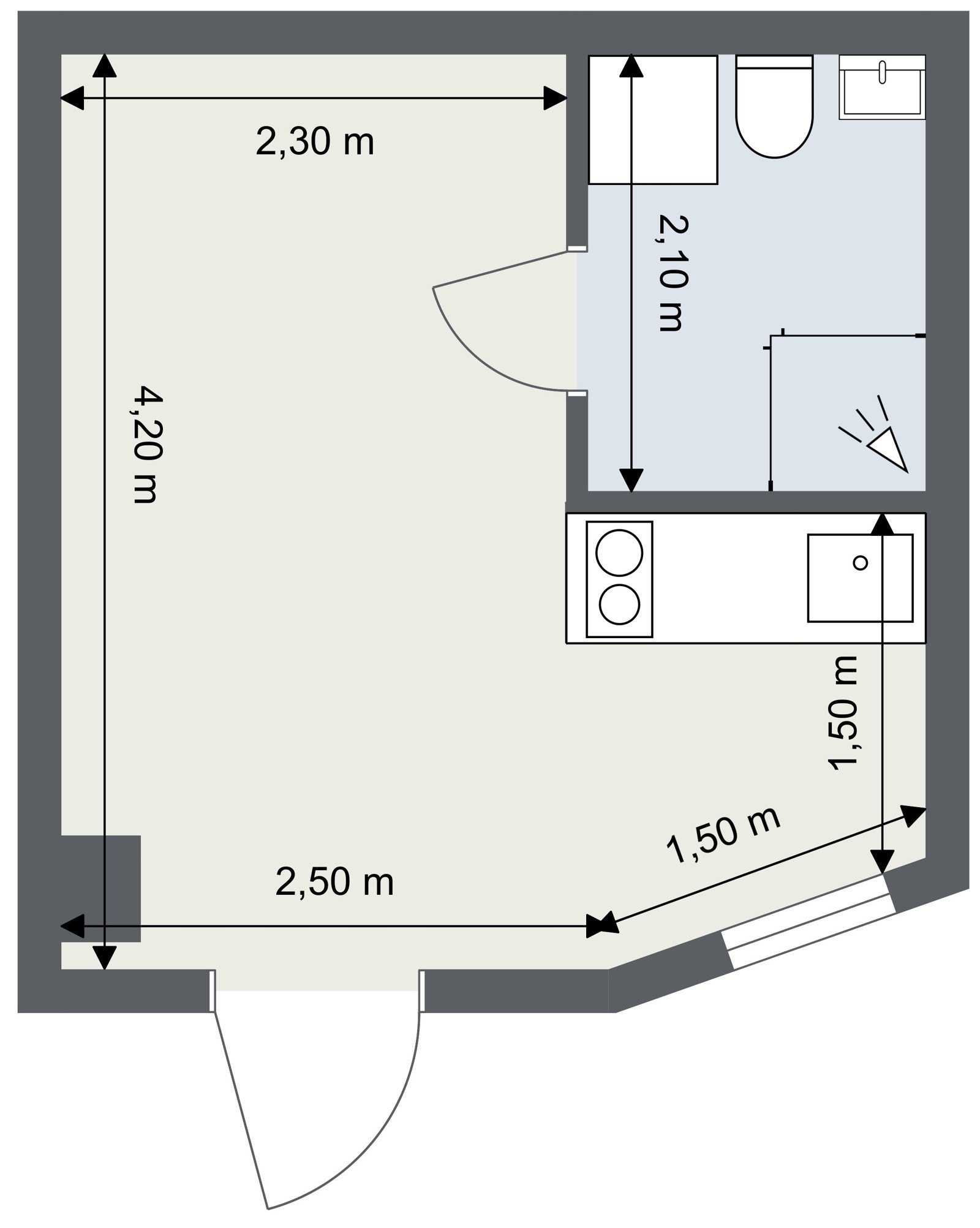 Plantegning Galleribilde