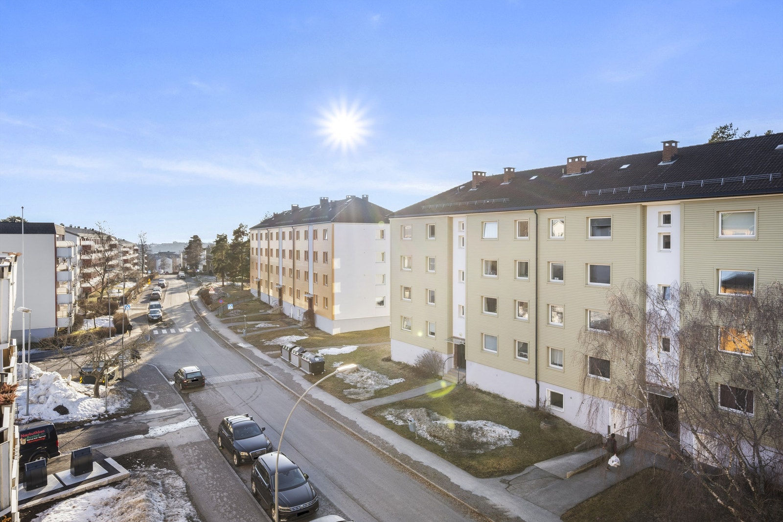 Utsyn fra balkongen. Galleribilde