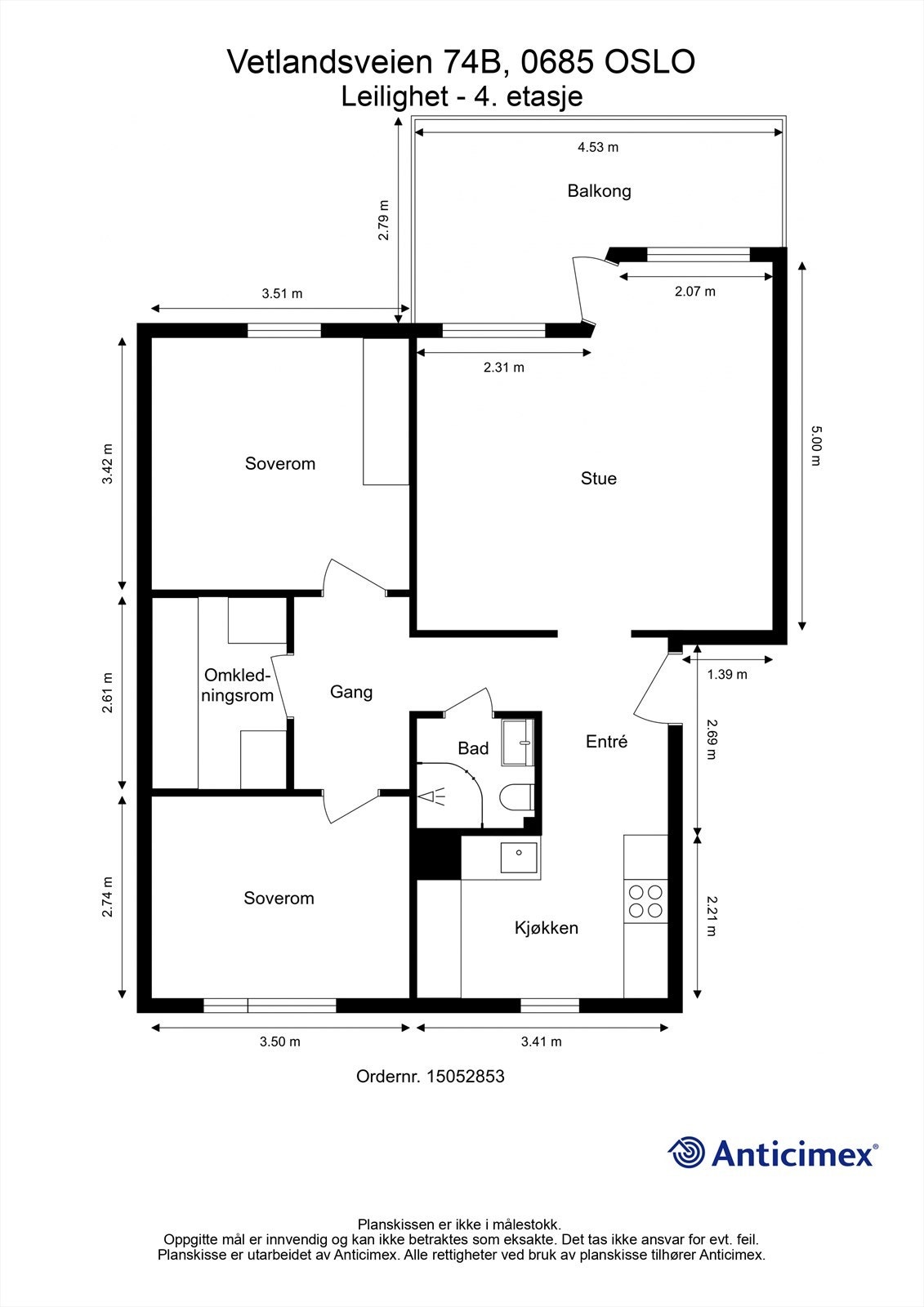 Plantegning Galleribilde