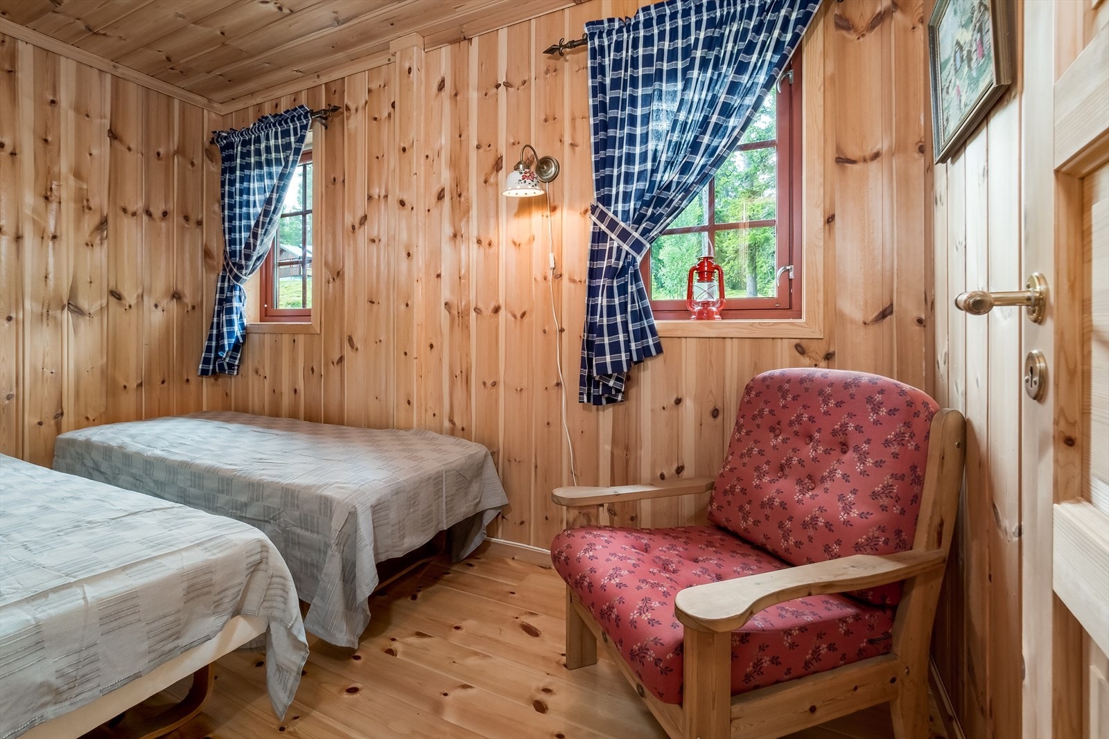 Soverom II har 2 enkle senger. Galleribilde