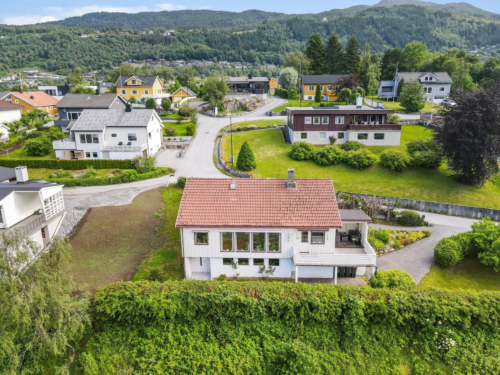 Dronefoto. Galleribilde